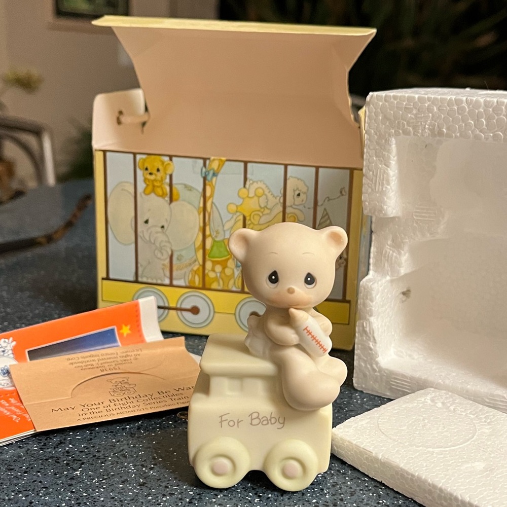 Precious moments birthday train